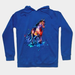 horse watercolor Hoodie